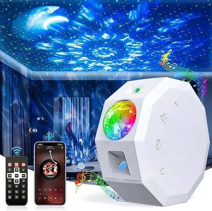 FGRYB Galaxy Star Projector