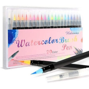 20-Colour Watercolour Brush Pen Set
